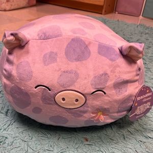 💛Squishmallows Stackables Easter 12” Pammy Pig with Flower Embroidery